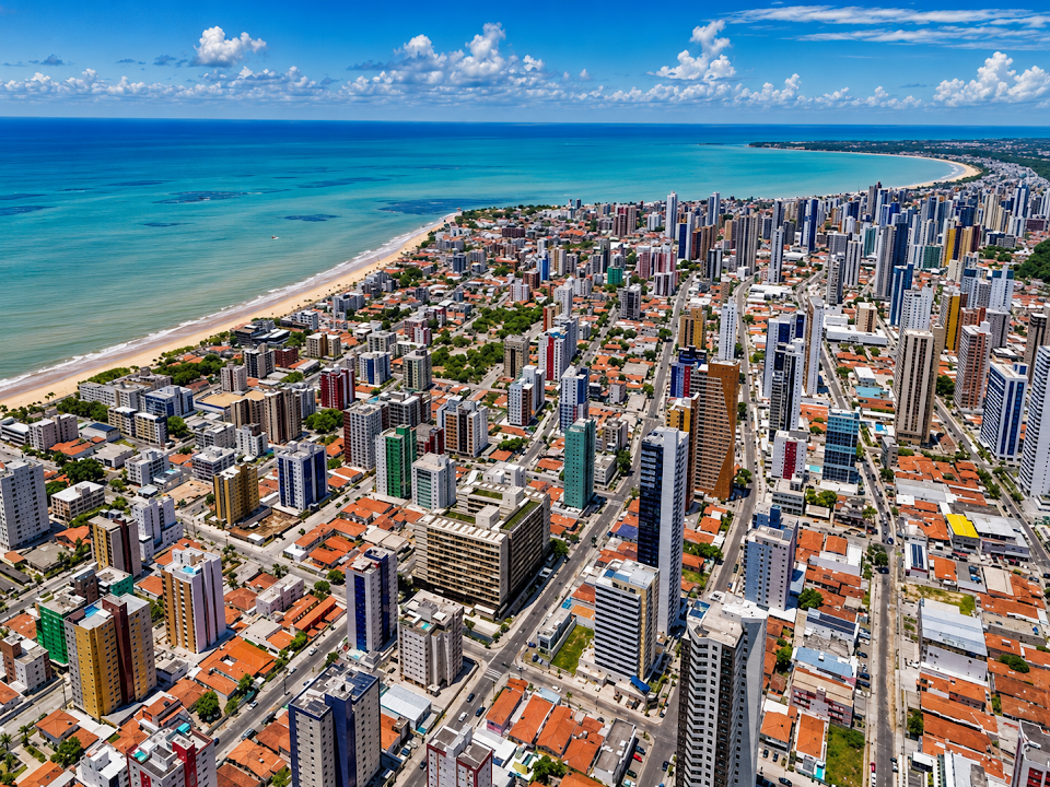 Vista de Manaíra e Jardim Oceania, em João Pessoa